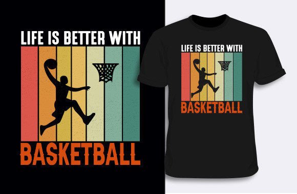 Basketball T-shirt Design 9 for T-Shirt Designs