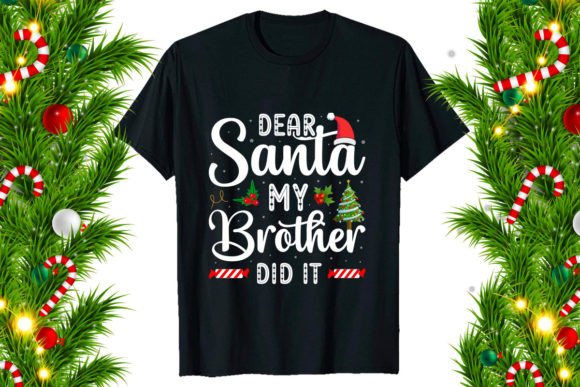 Christmas T Shirt Design Dear Santa - A Graphic Design Asset Review