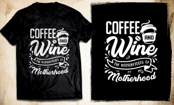 Coffee Lover T Shirt Design Vector Review