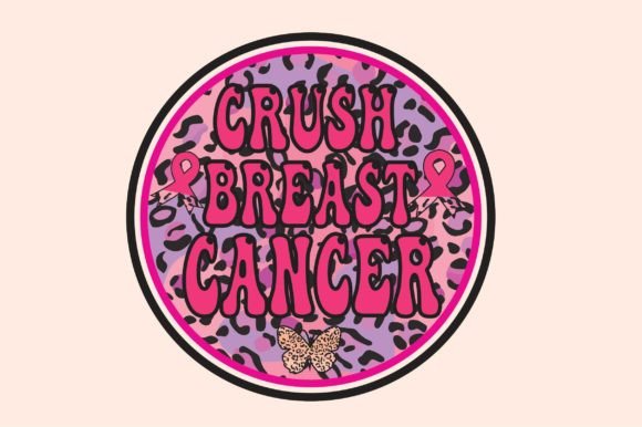 Crush Breast Cancer Sublimation Png for T-Shirt Designs