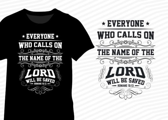 Everyone Who Calls on the Name of the Lord Graphic Design Asset