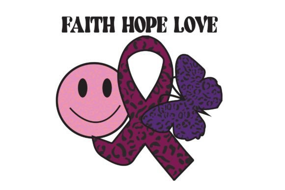 Faith Hope Love Sublimation Design for T-Shirt Graphics