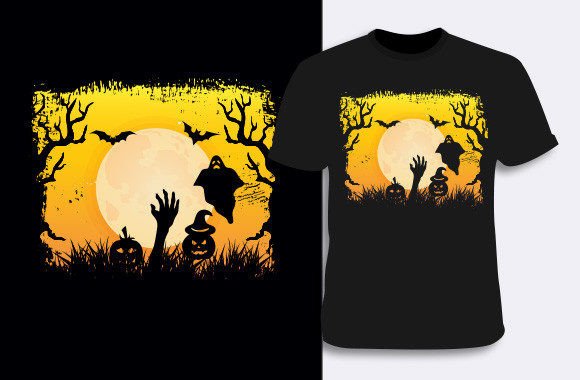 Halloween T-shirt Design 8 for Local Business Branding
