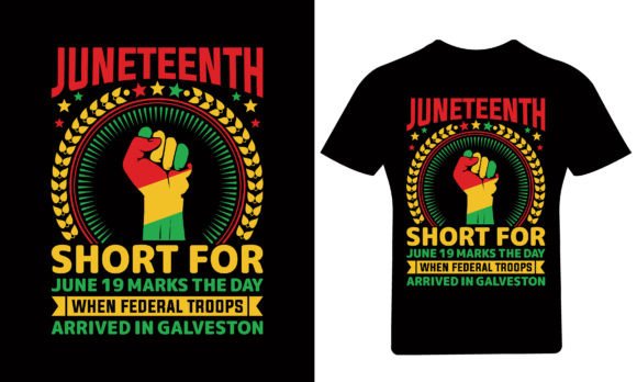 Juneteenth Short for Juneteenth T-Shirt Design Review