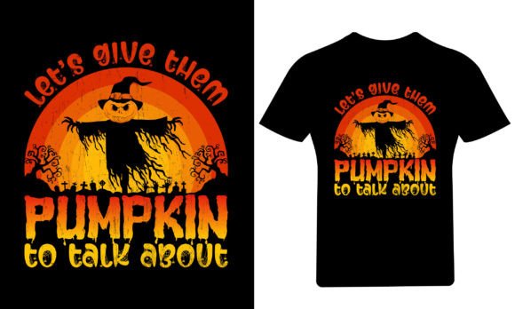 Let's Give Them Halloween T-Shirt Design for Branding and Graphics