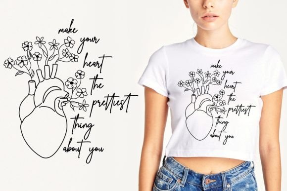 Make Your Heart the Prettiest Thing - A Versatile Graphic Design Asset