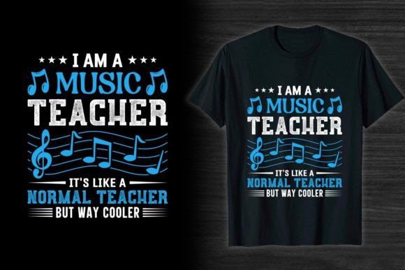 Music Teacher Graphic Design Asset for Print Templates