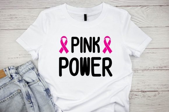 Pink Power T-Shirt Design Graphics