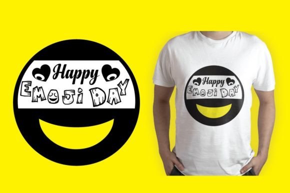 World Emoji Day T-Shirt Design Graphics