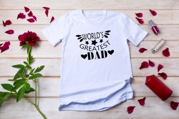 WORLD S Greatest Dad Graphic for T-Shirt Designs